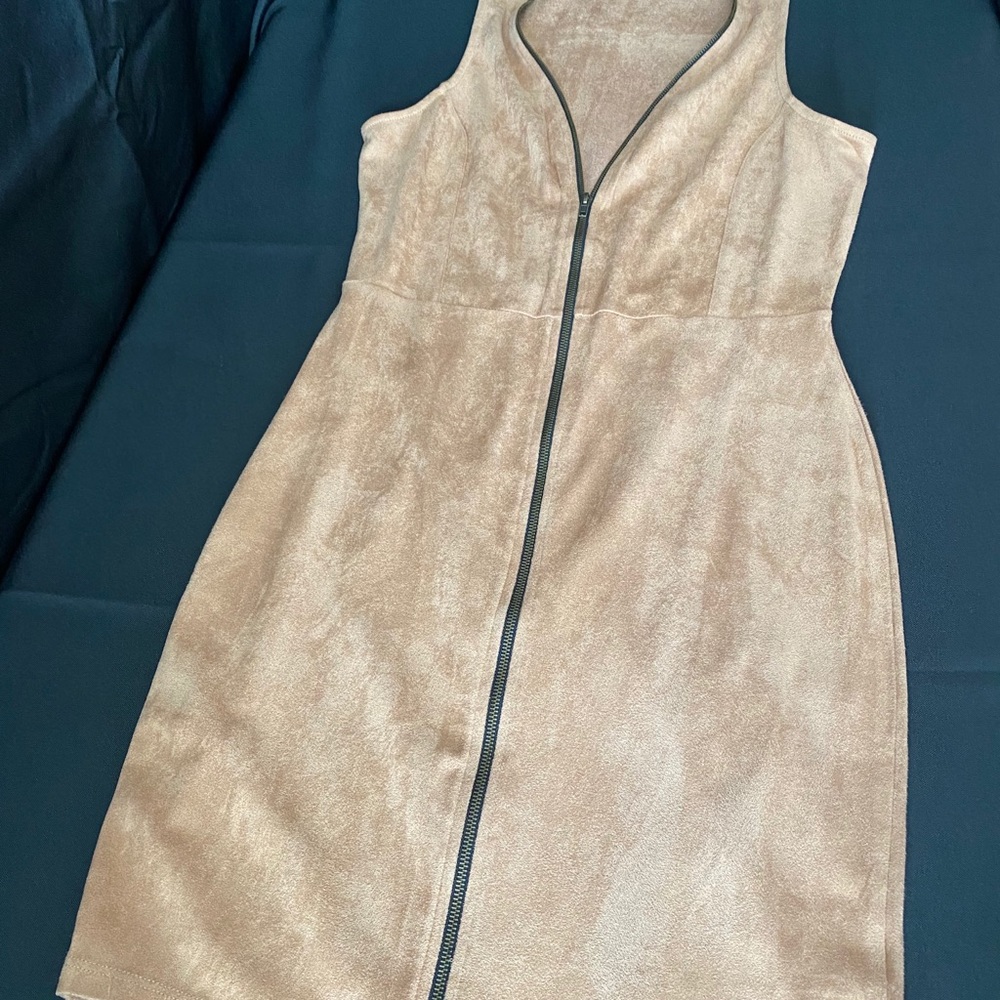 Suede dress